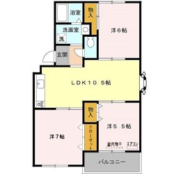 ファミール東宮原の物件間取画像